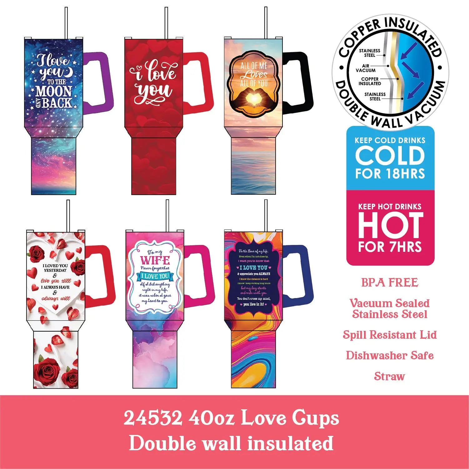 Valentine's Day Plush and Gift Assortment Floor Display - 48 Pieces Per Retail Ready Display 88505 KIPP BROTHERS