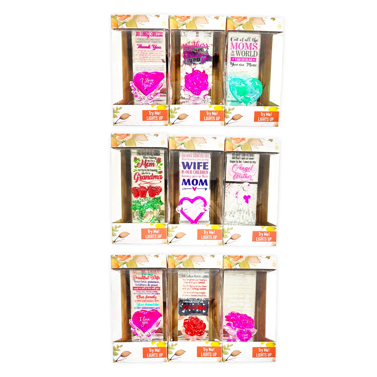 Mother's Day Celebrate Mom Assortment Floor Display - 102 Pieces Per Retail Ready Floor Display 88516 KIPP BROTHERS