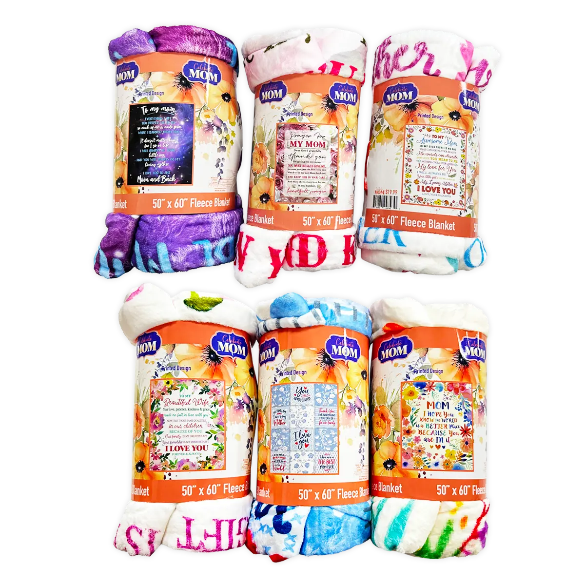 Mother's Day Celebrate Mom Assortment Floor Display - 102 Pieces Per Retail Ready Floor Display 88516 KIPP BROTHERS