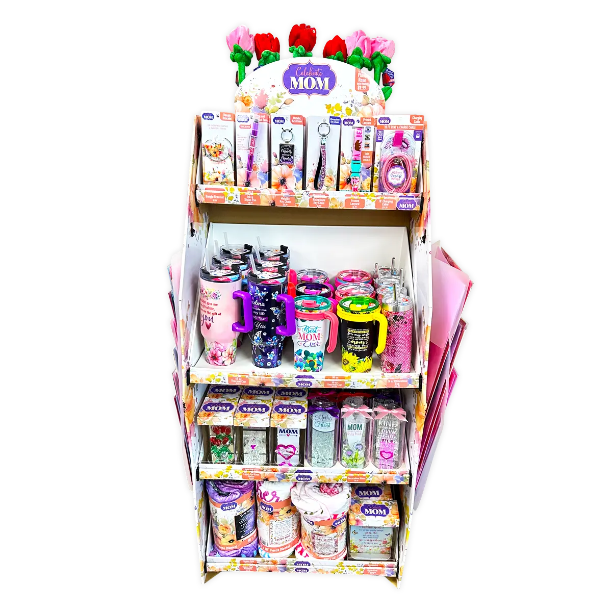 Mother's Day Celebrate Mom Assortment Floor Display - 102 Pieces Per Retail Ready Floor Display 88516 KIPP BROTHERS