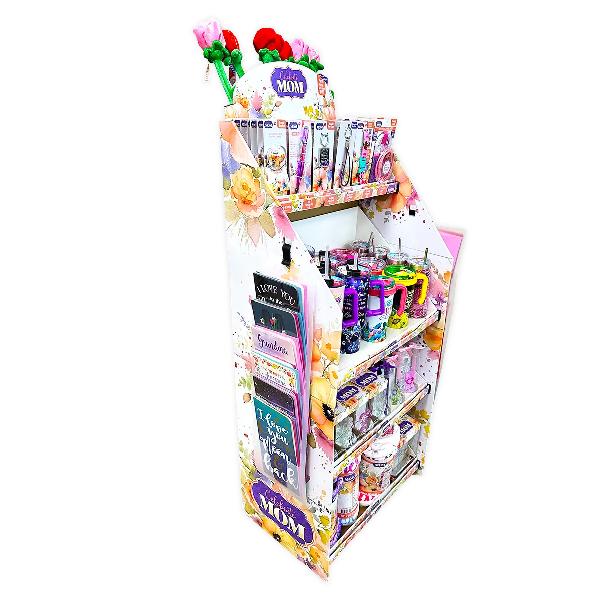 Mother's Day Celebrate Mom Assortment Floor Display - 102 Pieces Per Retail Ready Floor Display 88516 KIPP BROTHERS
