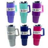 40 oz Insulated Stainless-Steel Cup with Straw - 12 Pieces Per Pack 88520 NOVELTY INC