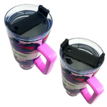 40 oz Insulated Stainless-Steel Cup with Straw - 12 Pieces Per Pack 88520 NOVELTY INC