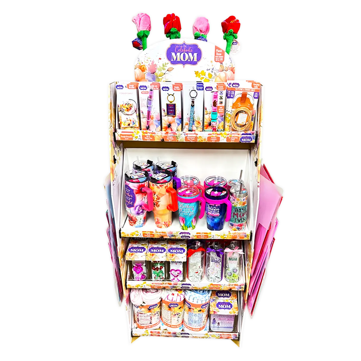 Mother's Day Celebrate Mom Assortment Floor Display - 72 Pieces Per Retail Ready Floor Display 88525 KIPP BROTHERS