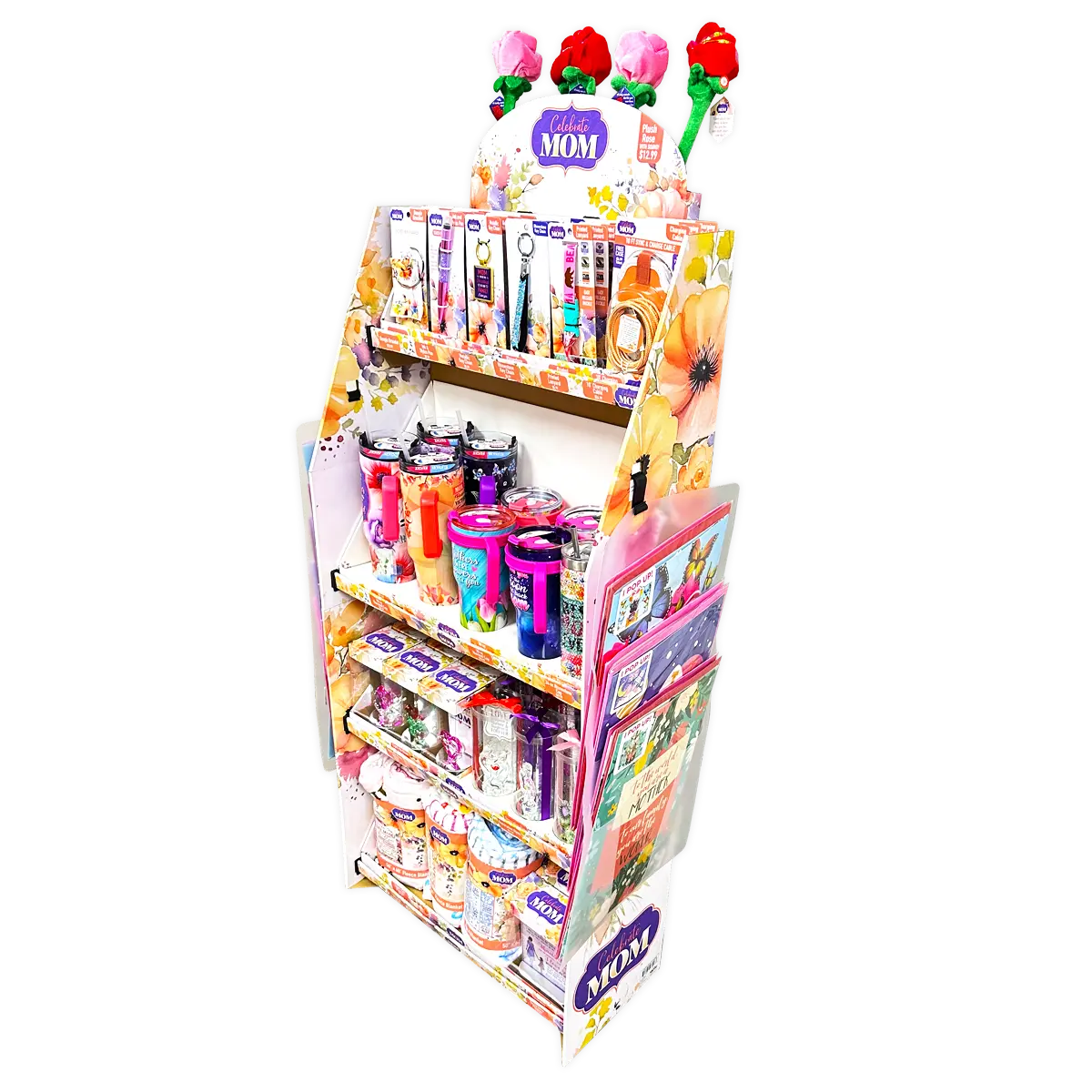Mother's Day Celebrate Mom Assortment Floor Display - 72 Pieces Per Retail Ready Floor Display 88525 KIPP BROTHERS