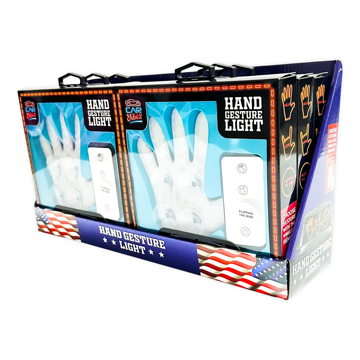 Waving Hand Car Accessories Assortment Floor Display - 18 Pieces Per Retail Ready Display  88537 NOVELTY INC