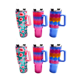 40 oz Insulated Stainless-Steel Patriotic Printed Cups - 12 Pieces Per Retail Ready Kit Display 88539 ROUGHNECK