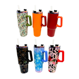 40 oz Stainless-Steel Insulated Seasonal Cups - 15 Pieces Per Retail Ready Display 88571 ROUGHNECK
