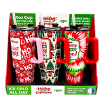 40 oz Stainless-Steel Insulated Seasonal Cups - 15 Pieces Per Retail Ready Display 88571 ROUGHNECK