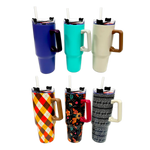 40 oz Stainless-Steel Insulated Seasonal Cups - 15 Pieces Per Retail Ready Display 88571 ROUGHNECK