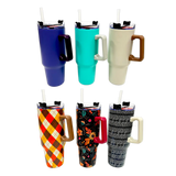 40 oz Stainless-Steel Insulated Seasonal Cups - 15 Pieces Per Retail Ready Display 88571 ROUGHNECK