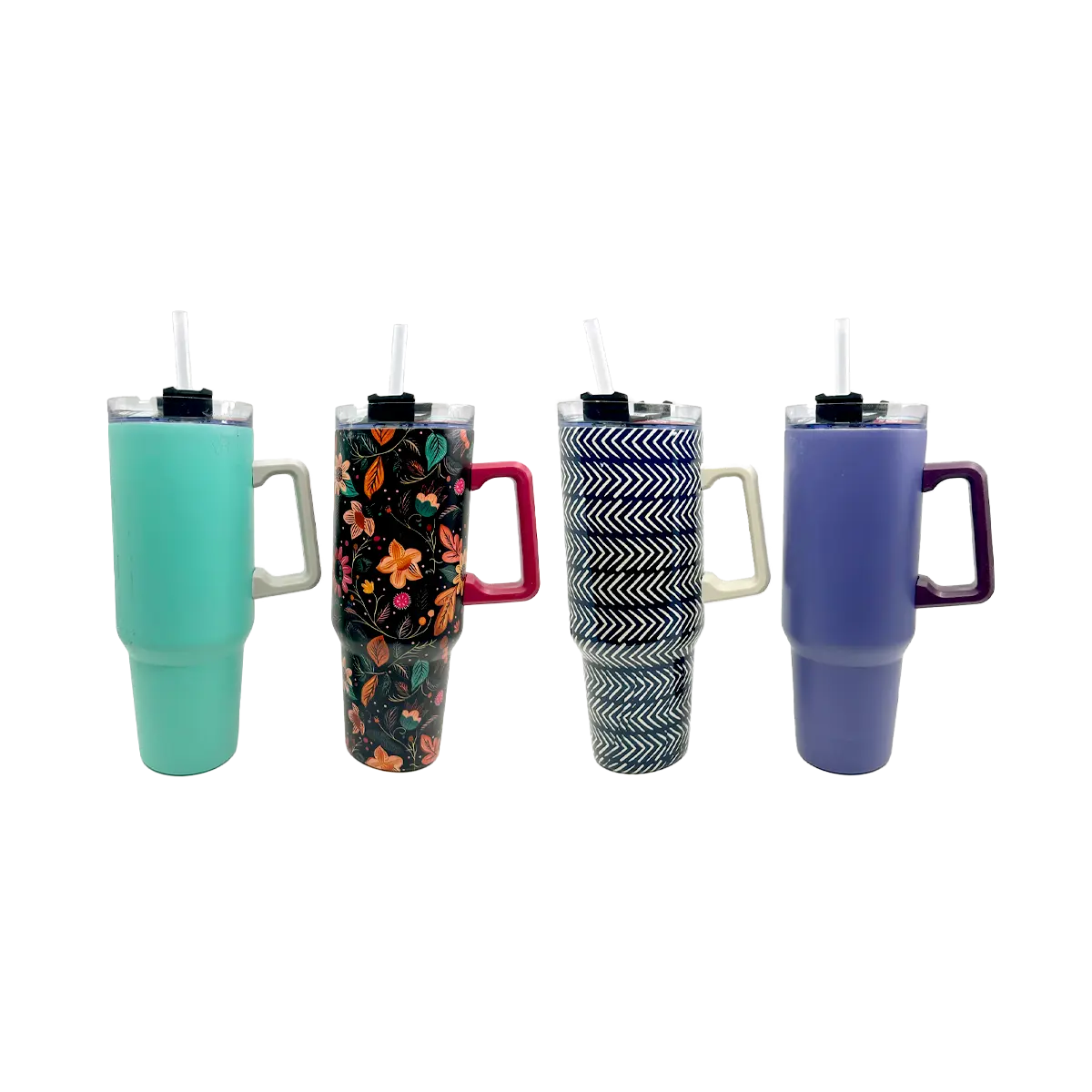 40 oz Stainless-Steel Insulated Seasonal Cups - 12 Pieces Per Retail Ready Display 88572 ROUGHNECK