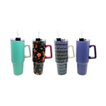 40 oz Stainless-Steel Insulated Seasonal Cups - 12 Pieces Per Retail Ready Display 88572 ROUGHNECK