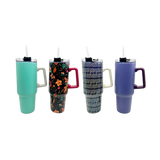 40 oz Stainless-Steel Insulated Seasonal Cups - 12 Pieces Per Retail Ready Display 88572 ROUGHNECK