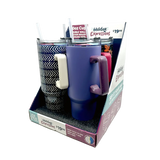 40 oz Stainless-Steel Insulated Seasonal Cups - 12 Pieces Per Retail Ready Display 88572 ROUGHNECK