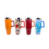 40 oz Stainless-Steel Insulated Seasonal Cups - 12 Pieces Per Retail Ready Display 88572 ROUGHNECK