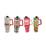 40 oz Stainless-Steel Insulated Seasonal Cups - 12 Pieces Per Retail Ready Display 88572 ROUGHNECK