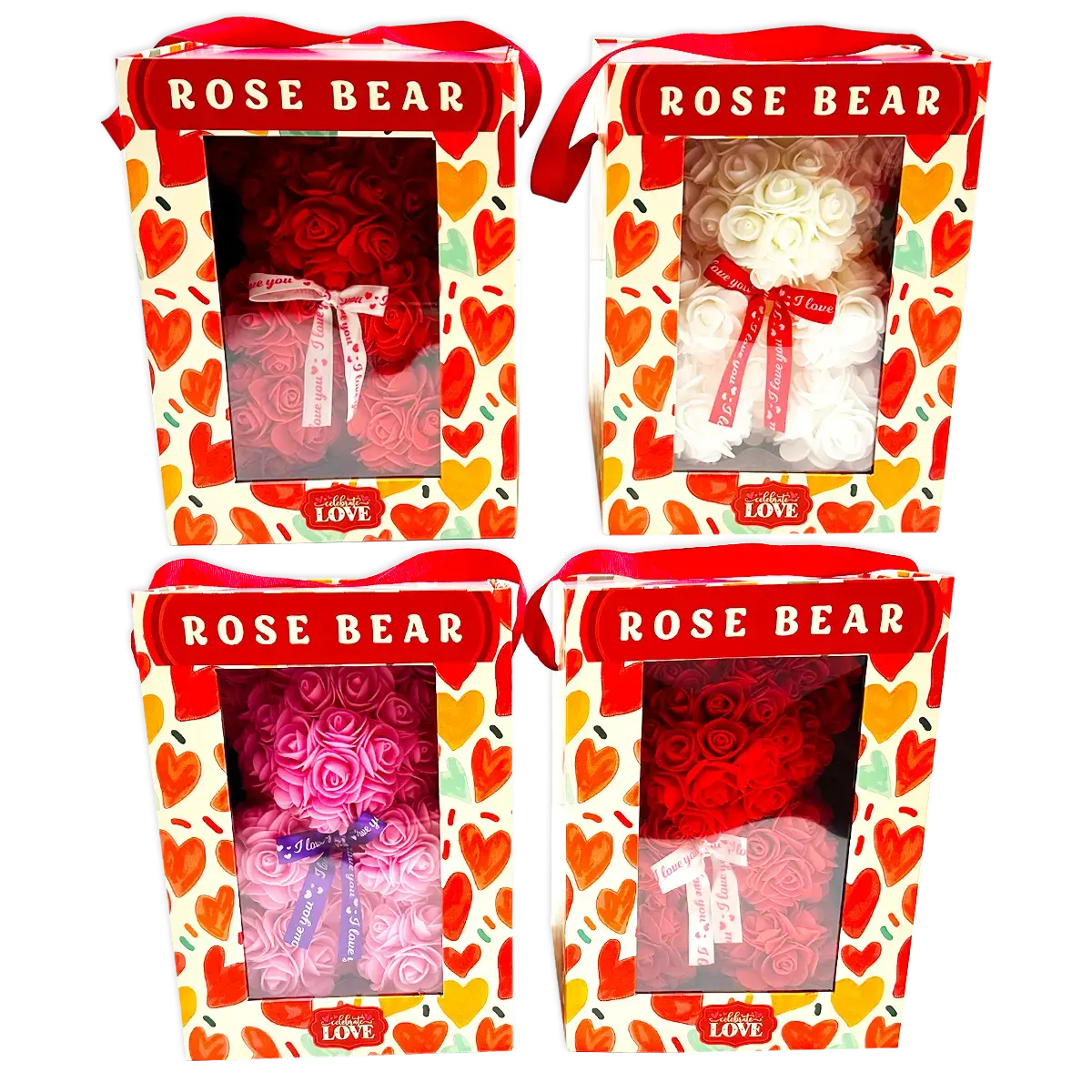 Valentine's Day Glass and Gift Assortment Floor Display - 57 Pieces Per Retail Ready Display 88573 - NOVELTY INC WHOLESALE