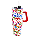 40 oz Stainless-Steel Insulated Themed Cups - 6 Pieces Per Retail Ready Display 88577 ROUGHNECK