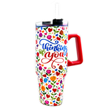 40 oz Stainless-Steel Insulated Themed Cups - 6 Pieces Per Retail Ready Display 88577 ROUGHNECK
