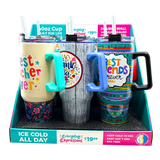 40 oz Stainless-Steel Insulated Themed Cups - 6 Pieces Per Retail Ready Display 88577 ROUGHNECK