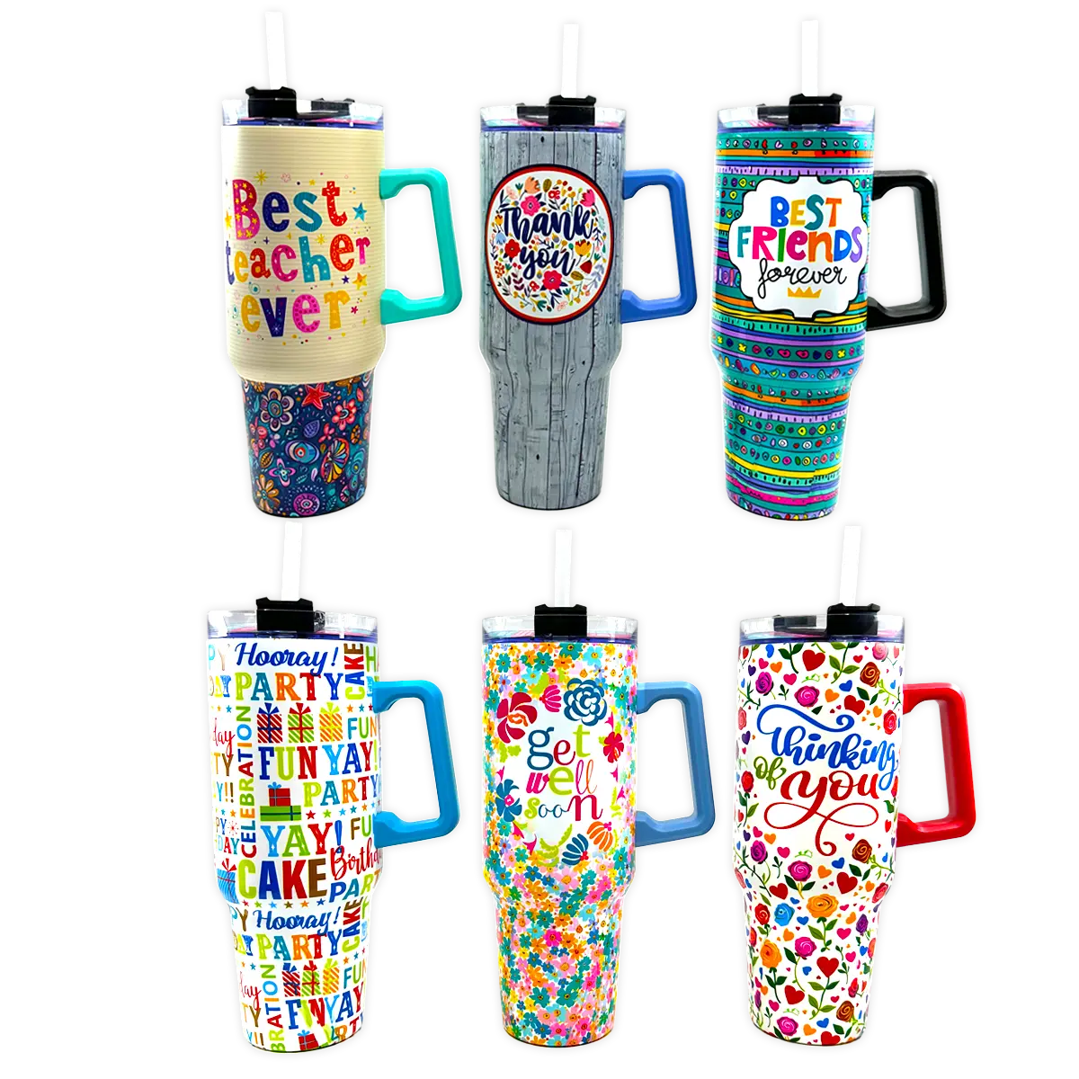 40 oz Stainless-Steel Insulated Themed Cups - 6 Pieces Per Retail Ready Display 88577 ROUGHNECK