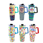40 oz Stainless-Steel Insulated Themed Cups - 6 Pieces Per Retail Ready Display 88577 ROUGHNECK