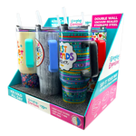 40 oz Stainless-Steel Insulated Themed Cups - 6 Pieces Per Retail Ready Display 88577 ROUGHNECK