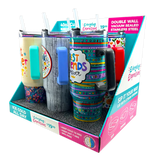 40 oz Stainless-Steel Insulated Themed Cups - 6 Pieces Per Retail Ready Display 88577 ROUGHNECK
