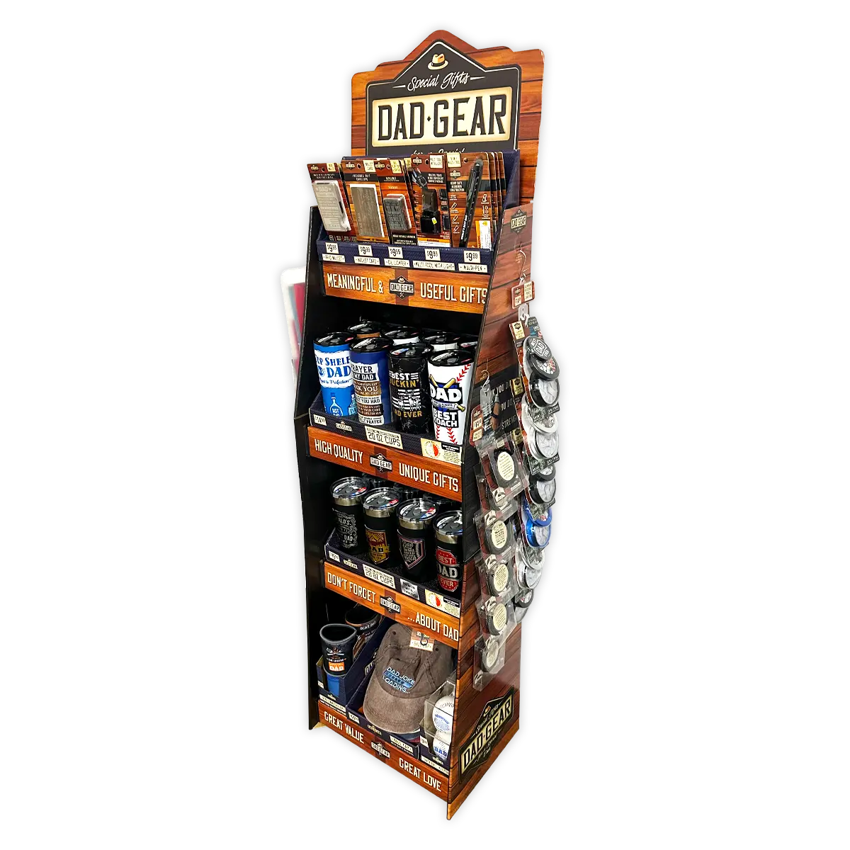 Father's Day Assorted Floor Display - 78 Pieces Per Retail Ready Display 88586 KIPP BROTHERS
