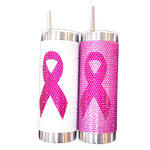 Breast Cancer Awareness Pink Support Squad Assortment Floor Display - 64 Pieces Per Retail Ready Display 88590 NOVELTY INC