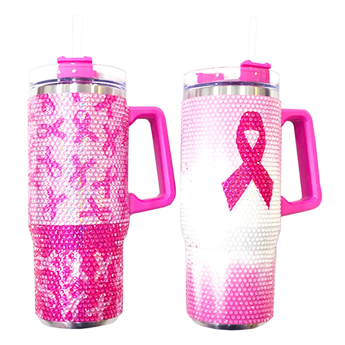 Breast Cancer Awareness Pink Support Squad Assortment Floor Display - 64 Pieces Per Retail Ready Display 88590 NOVELTY INC