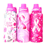 Breast Cancer Awareness Pink Support Squad Assortment Floor Display - 64 Pieces Per Retail Ready Display 88590 NOVELTY INC