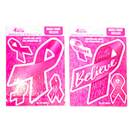 Breast Cancer Awareness Pink Support Squad Assortment Floor Display - 64 Pieces Per Retail Ready Display 88590 NOVELTY INC