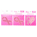 Breast Cancer Awareness Pink Support Squad Assortment Floor Display - 64 Pieces Per Retail Ready Display 88590 NOVELTY INC