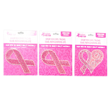 Breast Cancer Awareness Pink Support Squad Assortment Floor Display - 64 Pieces Per Retail Ready Display 88590 NOVELTY INC