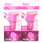 Breast Cancer Awareness Pink Support Squad Assortment Floor Display - 64 Pieces Per Retail Ready Display 88590 NOVELTY INC