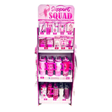 Breast Cancer Awareness Pink Support Squad Assortment Floor Display - 64 Pieces Per Retail Ready Display 88590 NOVELTY INC