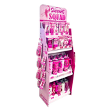 Breast Cancer Awareness Pink Support Squad Assortment Floor Display - 64 Pieces Per Retail Ready Display 88590 NOVELTY INC