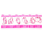 Breast Cancer Awareness Pink Support Squad Assortment Floor Display - 64 Pieces Per Retail Ready Display 88590 NOVELTY INC