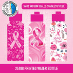 Breast Cancer Awareness Pink Support Squad Assortment Floor Display - 64 Pieces Per Retail Ready Display 88590 NOVELTY INC