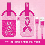 Breast Cancer Awareness Pink Support Squad Assortment Floor Display - 64 Pieces Per Retail Ready Display 88590 NOVELTY INC
