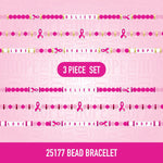 Breast Cancer Awareness Pink Support Squad Assortment Floor Display - 64 Pieces Per Retail Ready Display 88590 NOVELTY INC