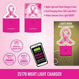 Breast Cancer Awareness Pink Support Squad Assortment Floor Display - 64 Pieces Per Retail Ready Display 88590 NOVELTY INC