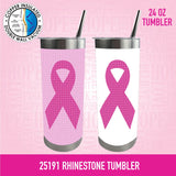 Breast Cancer Awareness Pink Support Squad Assortment Floor Display - 64 Pieces Per Retail Ready Display 88590 NOVELTY INC