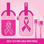 Breast Cancer Awareness Pink Support Squad Assortment Floor Display - 64 Pieces Per Retail Ready Display 88590 NOVELTY INC