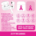 Breast Cancer Awareness Pink Support Squad Assortment Floor Display - 64 Pieces Per Retail Ready Display 88590 NOVELTY INC