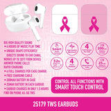Breast Cancer Awareness Pink Support Squad Assortment Floor Display - 64 Pieces Per Retail Ready Display 88590 NOVELTY INC