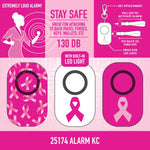 Breast Cancer Awareness Pink Support Squad Assortment Floor Display - 64 Pieces Per Retail Ready Display 88590 NOVELTY INC