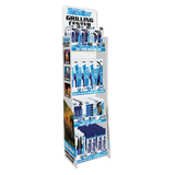 Grilling Center Lighter Assortment Floor Display - 74 Pieces Per Retail Ready Display Kit 88623 TORCH BLUE